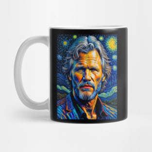 Kris Kristofferson in starry night Mug